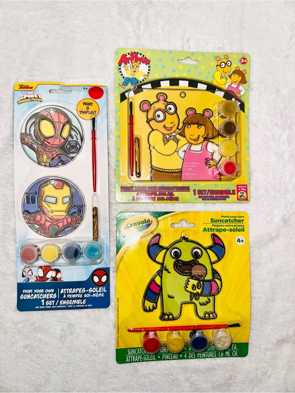 New 3pc Paint Your Own Suncatchers